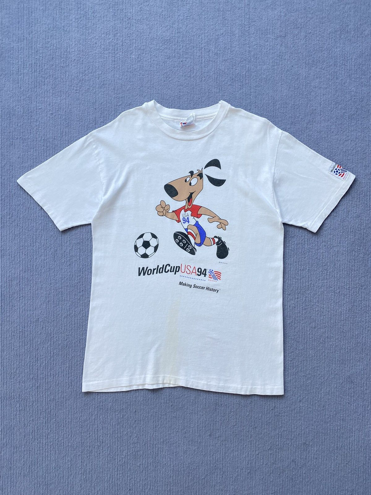Vintage White 1994 USA World Cup Tee🏆✨🇺🇸 Size US M / EU 48-50 / 2 - 1 Thumbnail