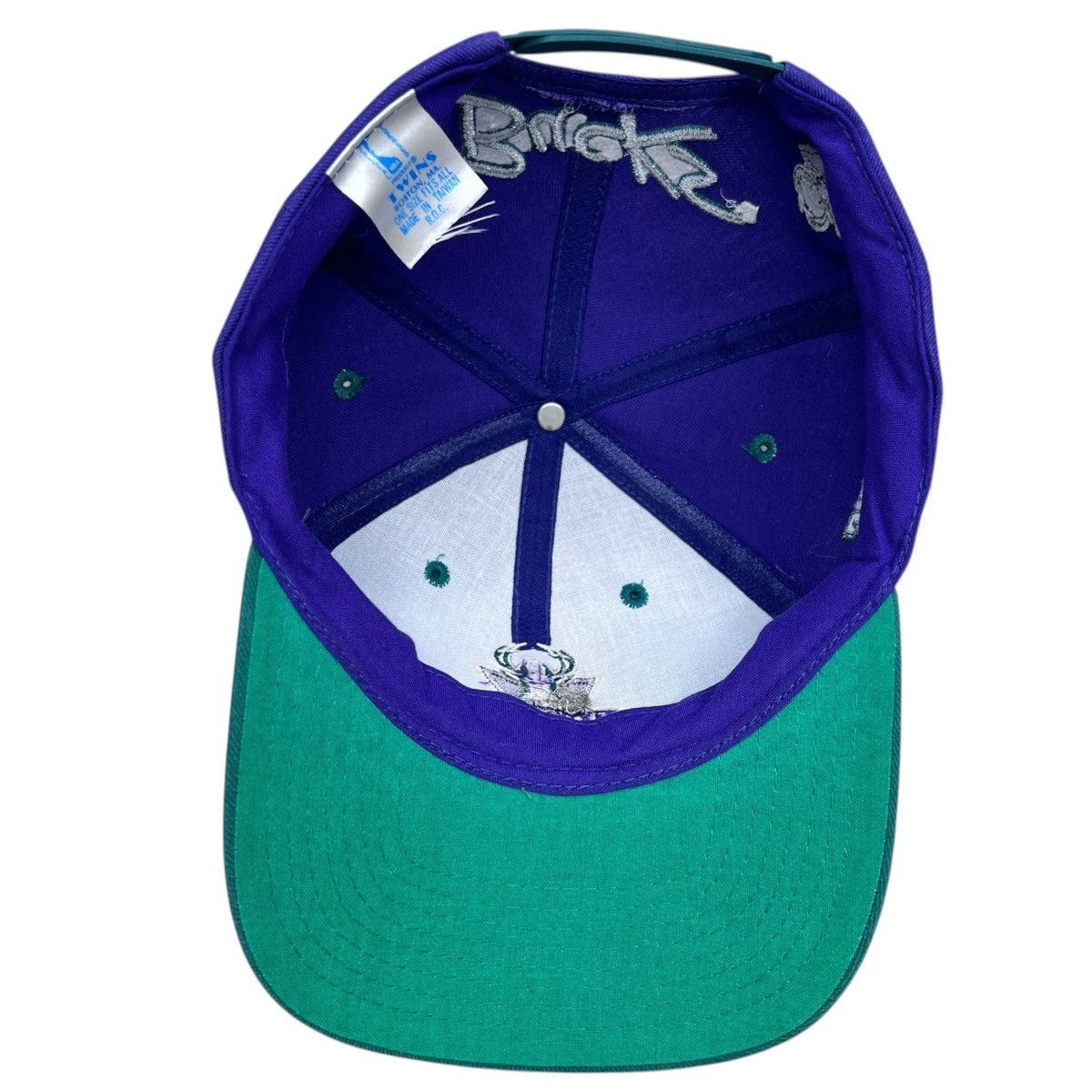 Twins Vintage 1990s NBA Milwaukee Bucks Twins Embroidered Snapback Size ONE SIZE - 10 Thumbnail