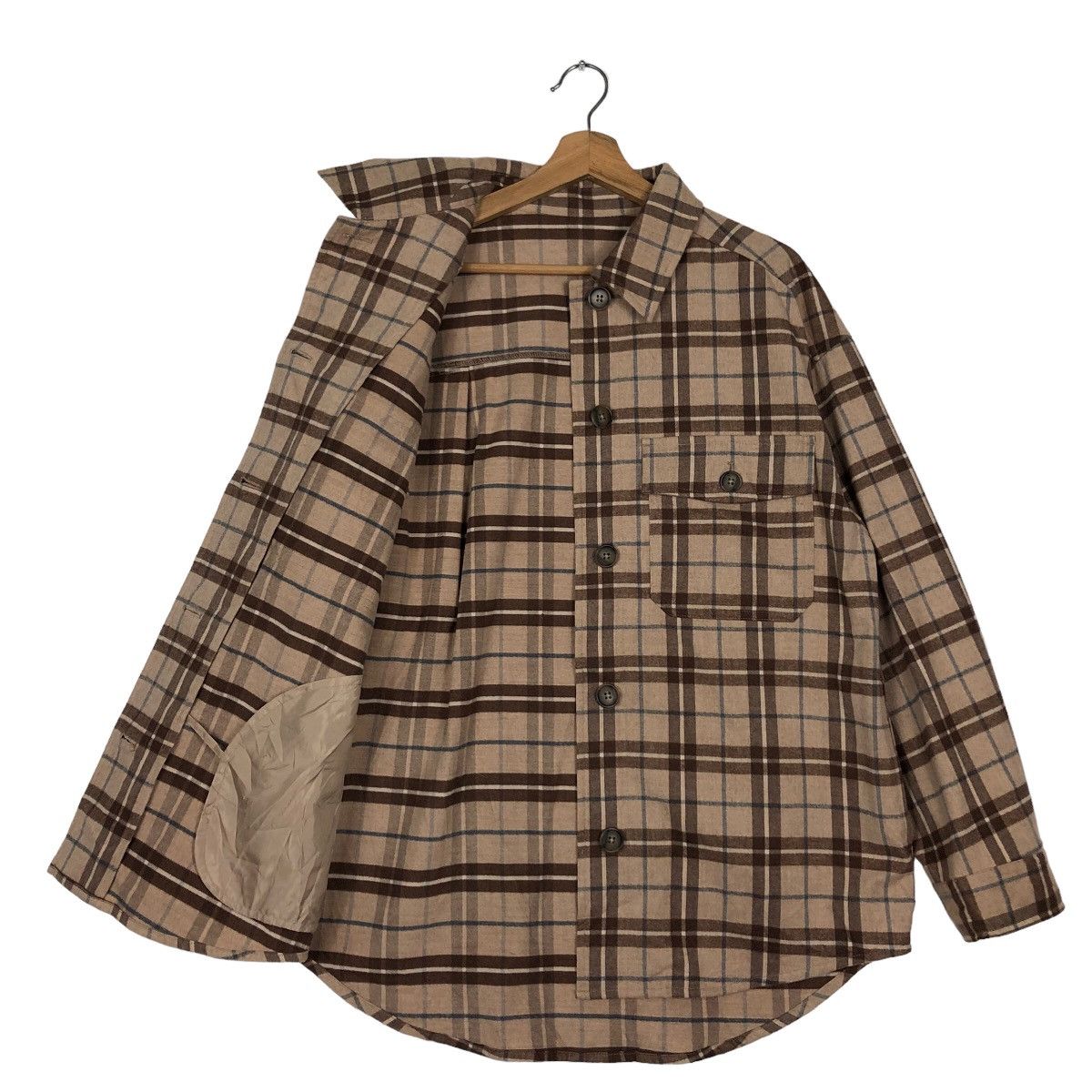 Japanese Brand 🔥90’s Vintage Checkered Jacket GU Japan Issey Miyake Size US XL / EU 56 / 4 - 8 Thumbnail
