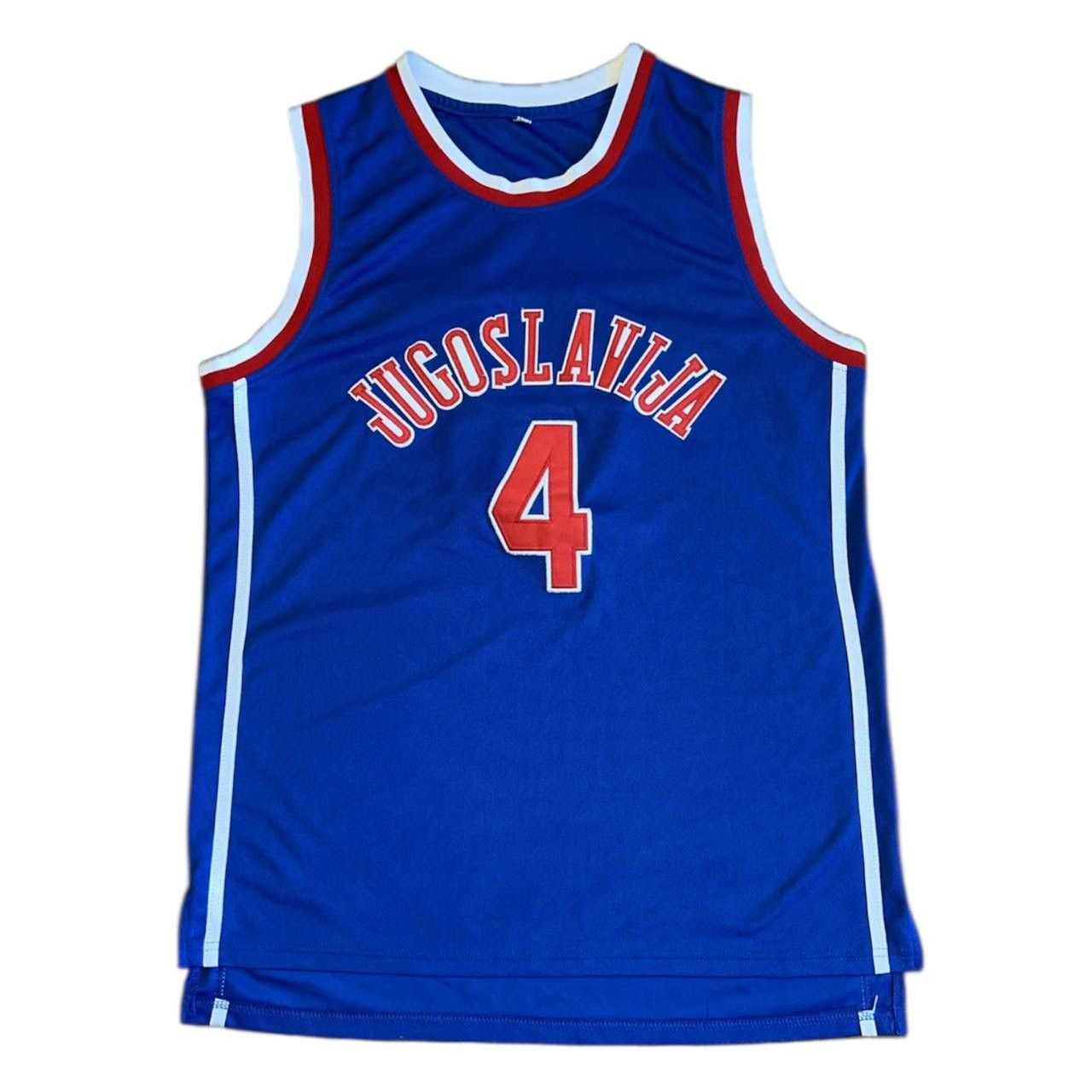 Vintage VINTAGE YUGOSLAVIA TEAM #4 PETROVICH BASKETBALL JERSEY SZ M Size US M / EU 48-50 / 2 - 1 Thumbnail