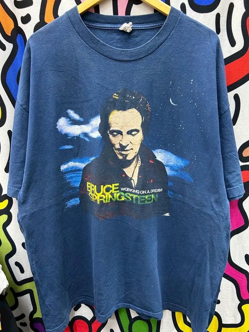 Vintage Vintage 2000s Bruce Springsteen tshirt size 2XL Size US XXL / EU 58 / 5 - 2 Thumbnail