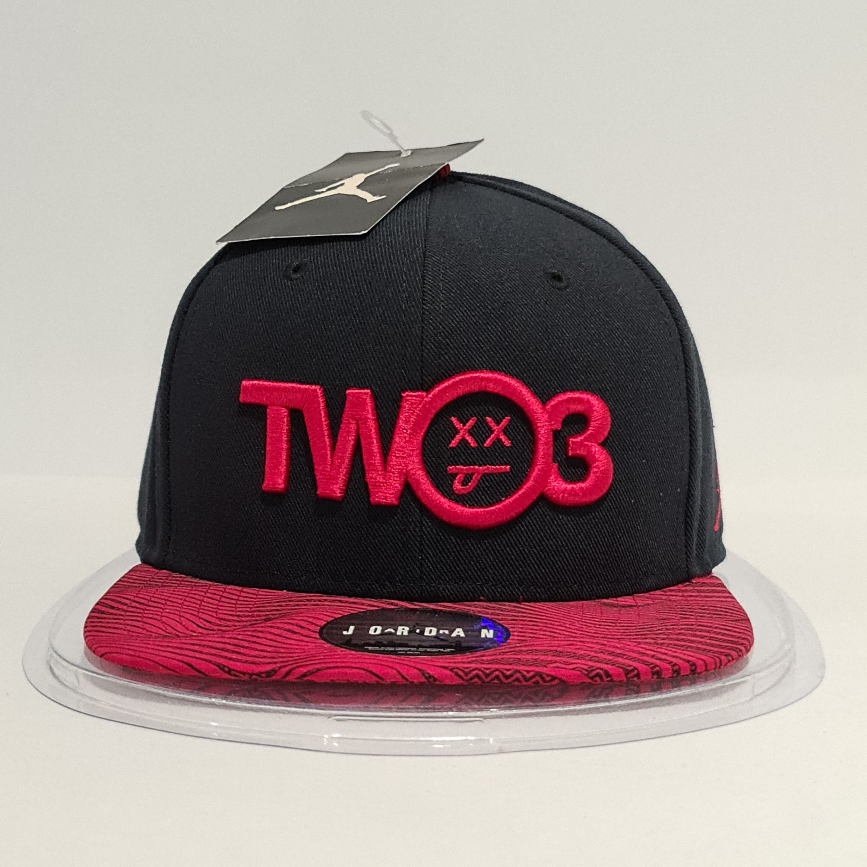 Jordan Brand Jordan Cap Snapback 'TWO3 Flu Game' Black/Red Size ONE SIZE - 2 Thumbnail
