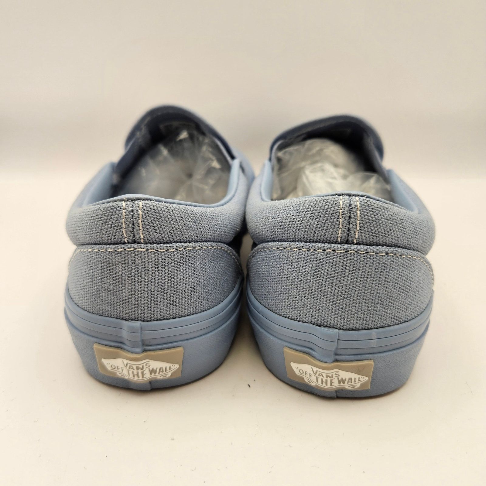 Vans VANS WOMEN'S 7.5 CLASSIC SLIP ON PASTEL MONO DUSTY BLUE NWOB Size US 7.5 / IT 37.5 - 3 Thumbnail