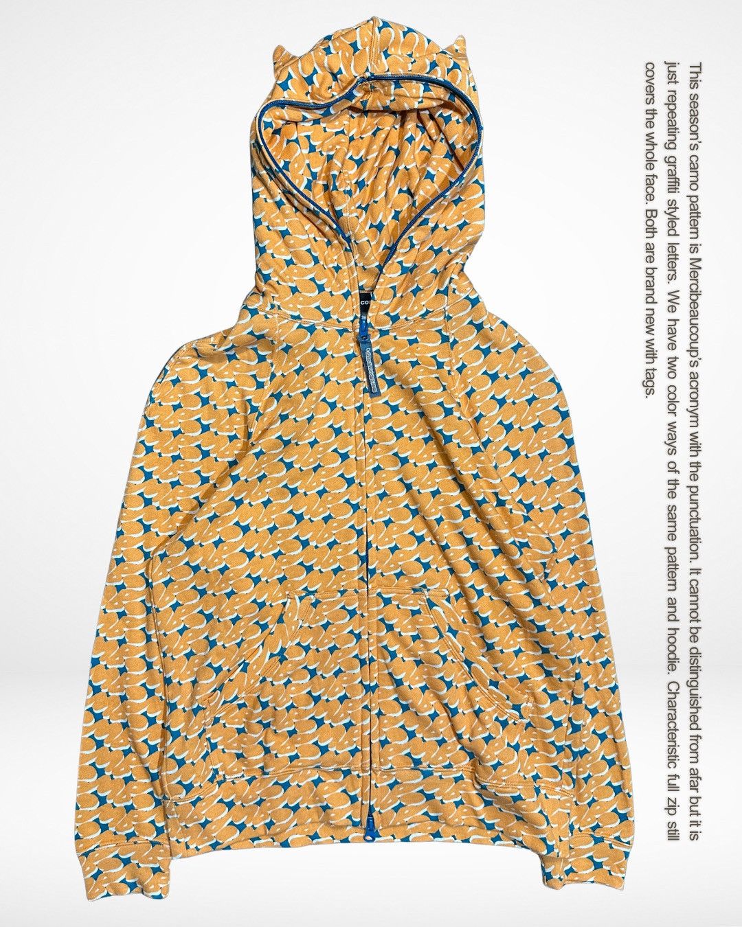 mercibeaucoup SS15 MB Camo Devil Gimp Hoodie Tangerine Size US M / EU 48-50 / 2 - 2 Thumbnail