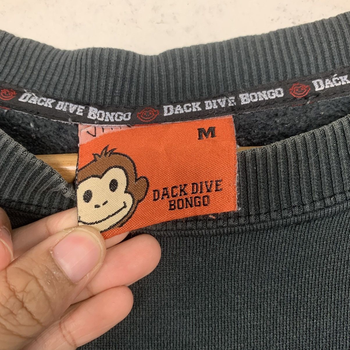 Japanese Brand Dack Dive Bongo Stylish Monkey Crewneck Sweatshirt Size US M / EU 48-50 / 2 - 13 Thumbnail