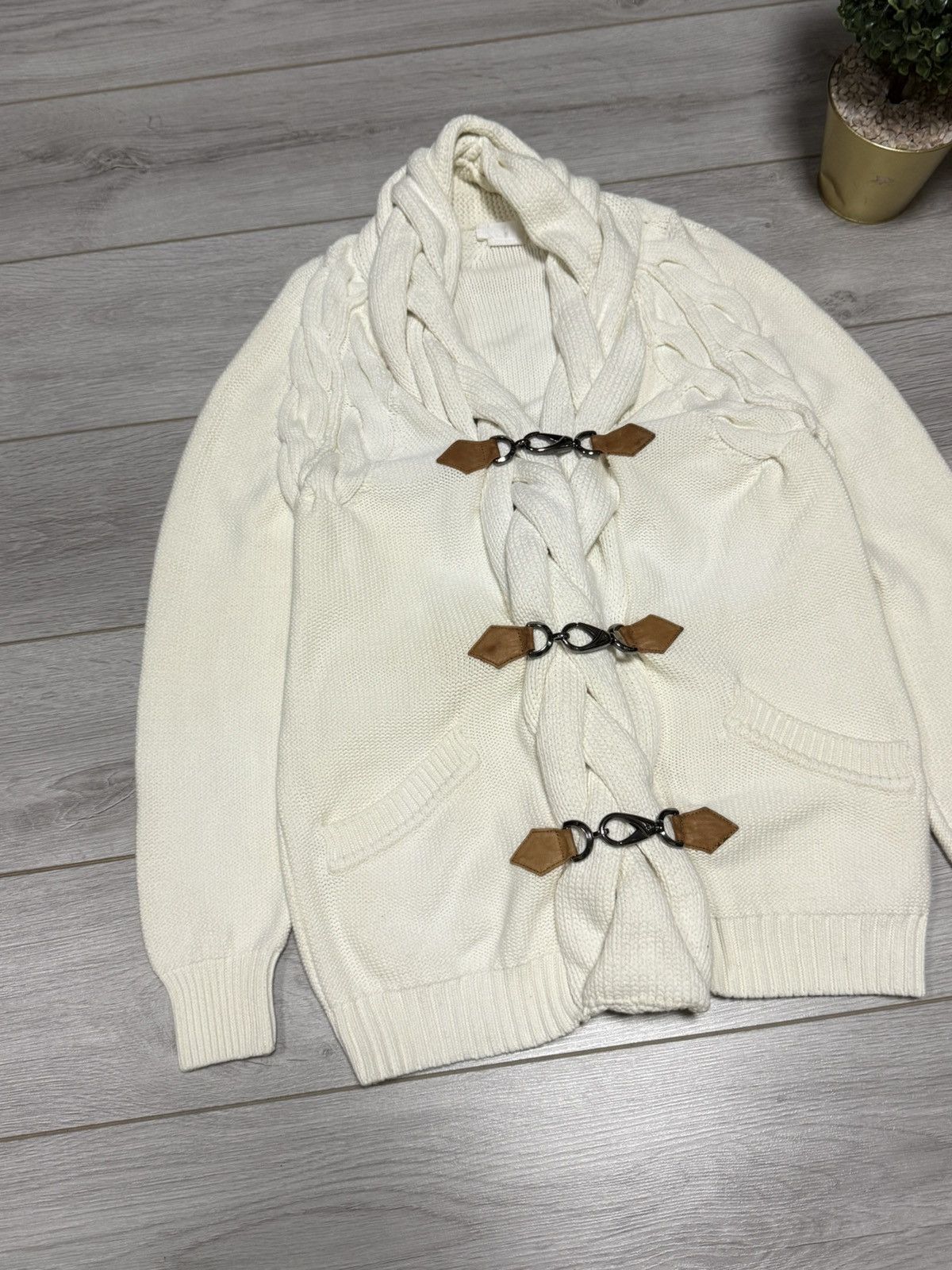 Alexander McQueen Alexander McQueen vintage RARE knitted woven cardigan Size US XL / EU 56 / 4 - 3 Thumbnail