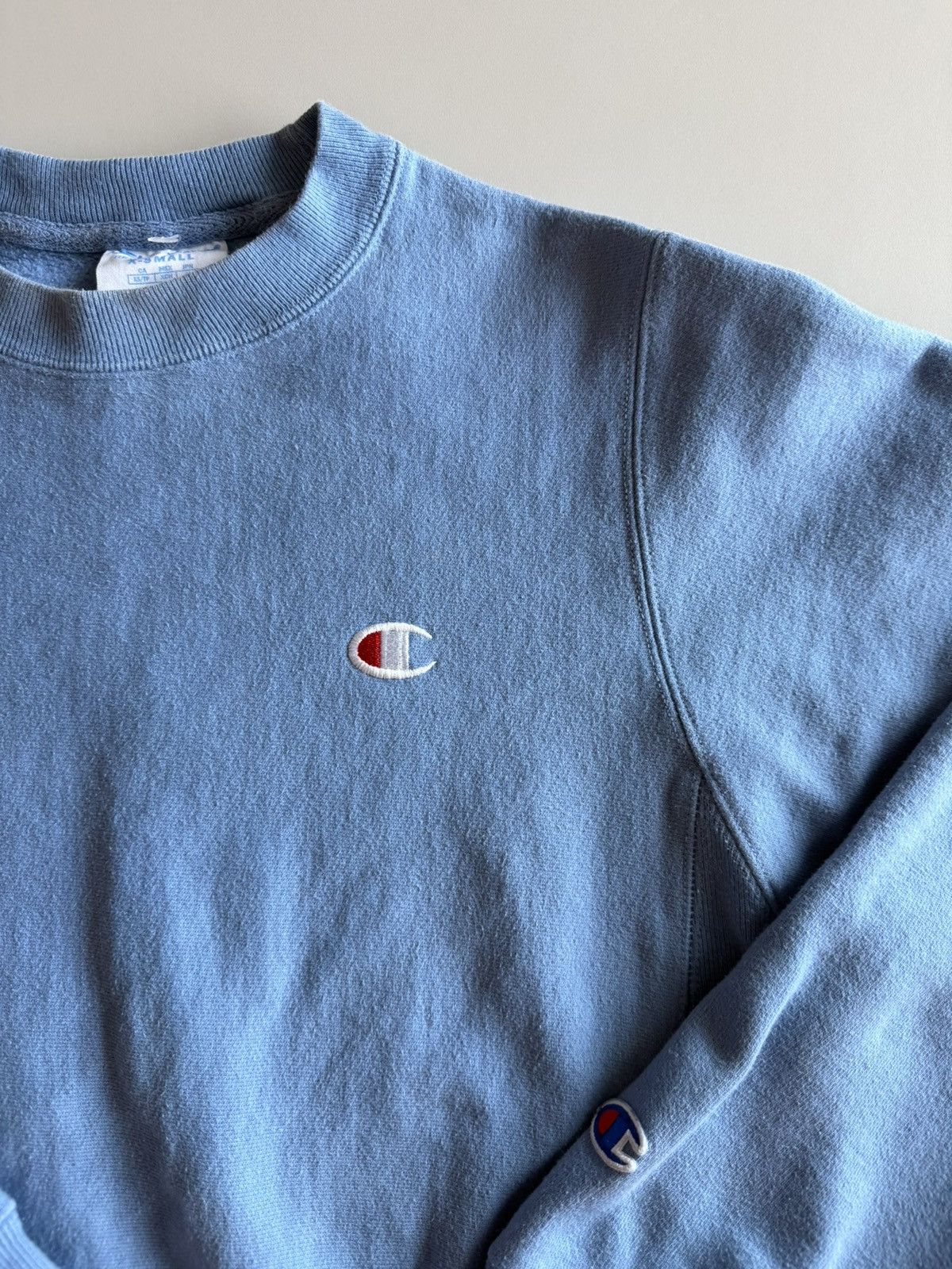 Champion Champion Baby Blue Sweater Size XS / US 0-2 / IT 36-38 - 2 Thumbnail