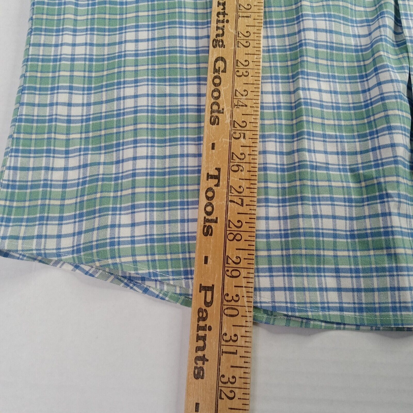 L.L. Bean L.L. Bean Traditional Fit Shirt Men's L Blue Green Plaid Size US L / EU 52-54 / 3 - 6 Thumbnail