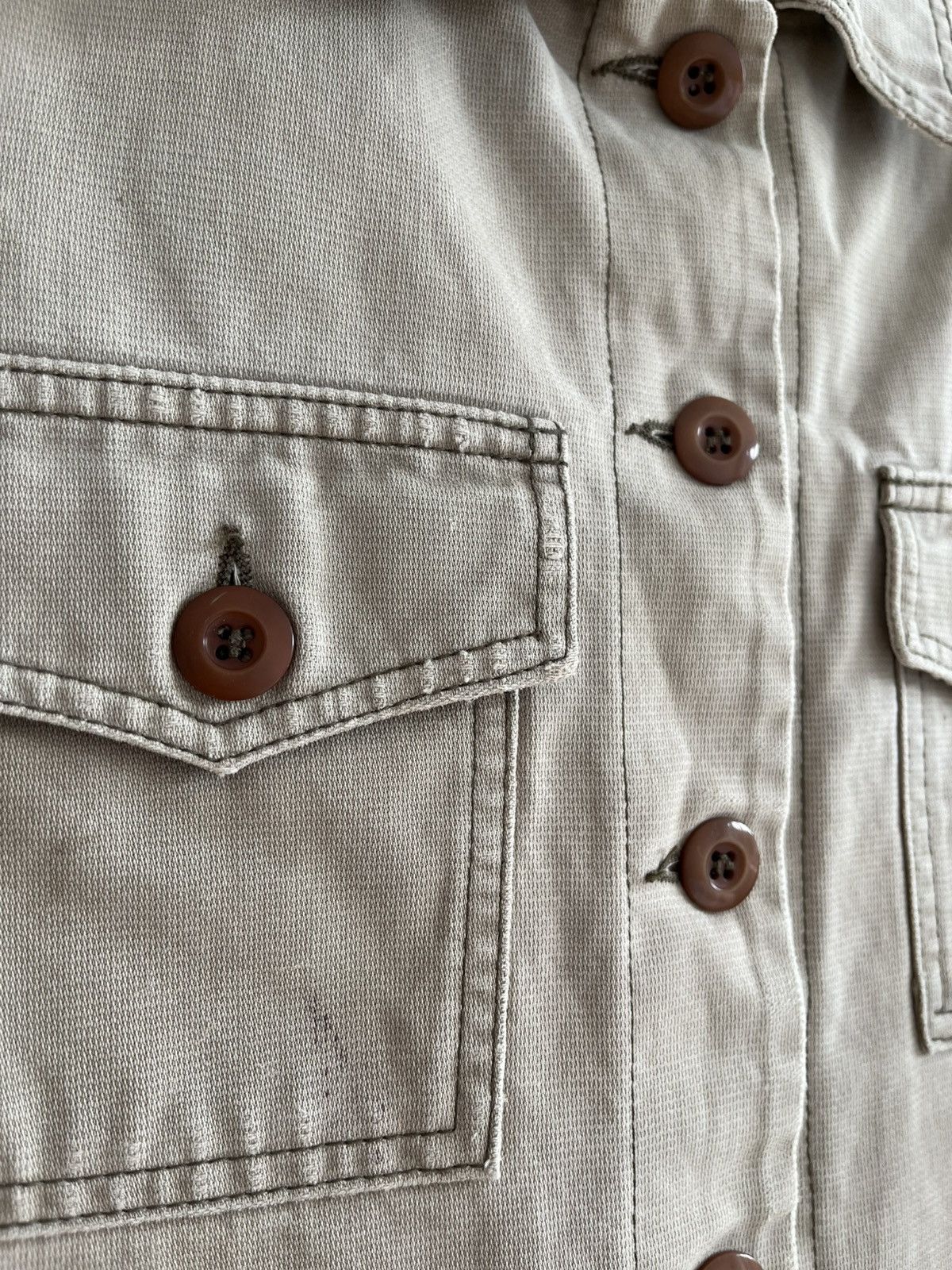 Helmut Lang Helmut Lang 1996 beige denim Size US S / EU 44-46 / 1 - 3 Thumbnail