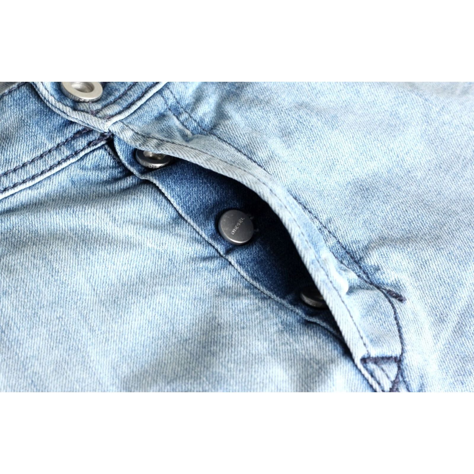 Diesel DIESEL TEPPHAR 081AL Jeans Men Slim Carrot Stretch DZ5519 W29 L32 Blue 5-Pocket Denim Cotton Elastane Mid Rise 32in Inseam Mens Size US 29 - 5 Thumbnail