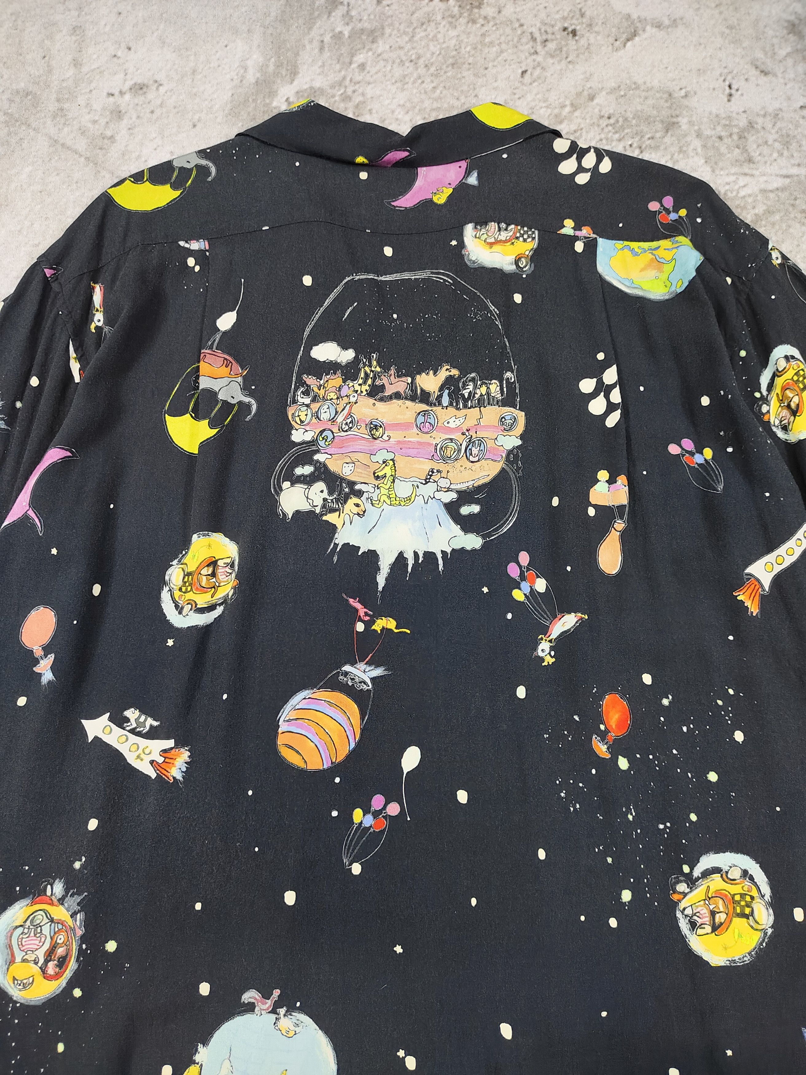Tsumori Chisato Tsumori Chisato by Niko and🇯🇵Space Art Graphic Rayon Shirt Size US M / EU 48-50 / 2 - 6 Thumbnail