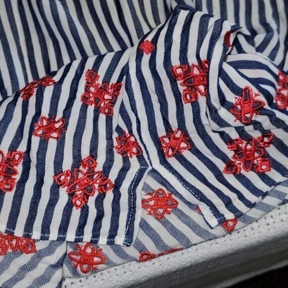 Tommy Hilfiger Tommy Hilfiger Sail Away Embroidered Cinched Waist Light Sho Size L / US 10 / IT 46 - 8 Thumbnail