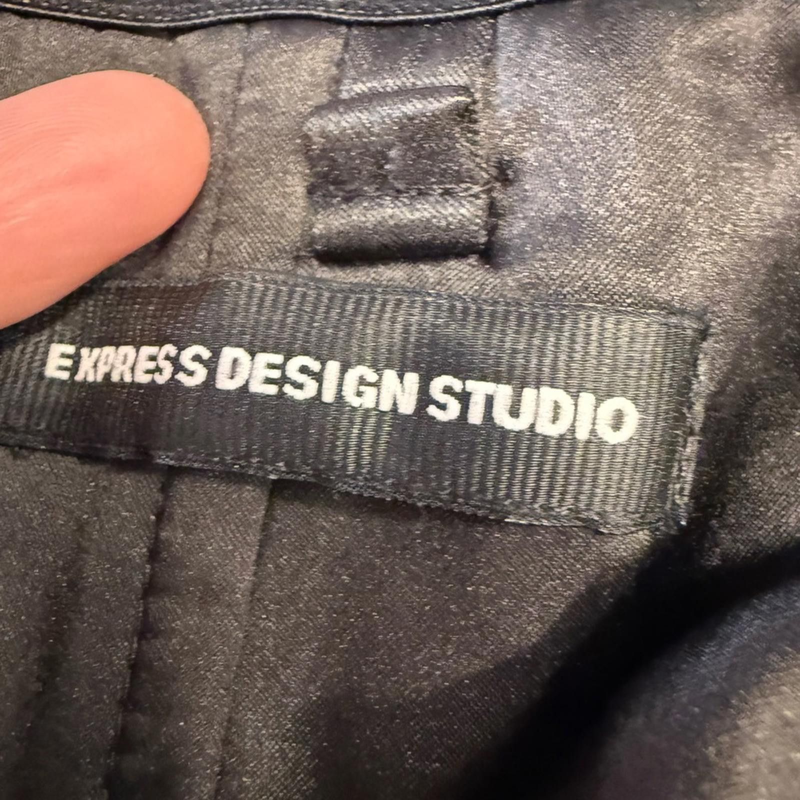 Express Express black satin mini dress embellished back zip lined XS Size XS / US 0-2 / IT 36-38 - 10 Thumbnail