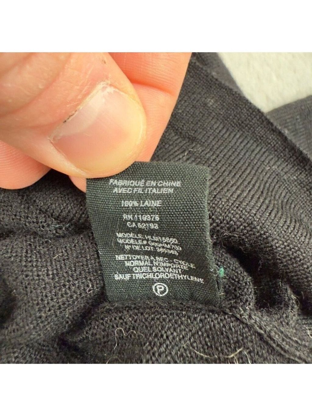 Helmut Lang Helmut Lang Men's Size XL 100% Wool 1/4 Black Zip Up Jacket Size US XL / EU 56 / 4 - 5 Thumbnail