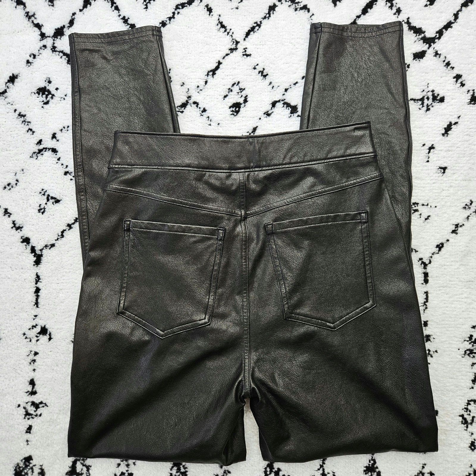 Spanx Spanx Leather-Like Ankle Skinny Pants Noir Black Size Small Size 28" / US 6 / IT 42 - 11 Thumbnail