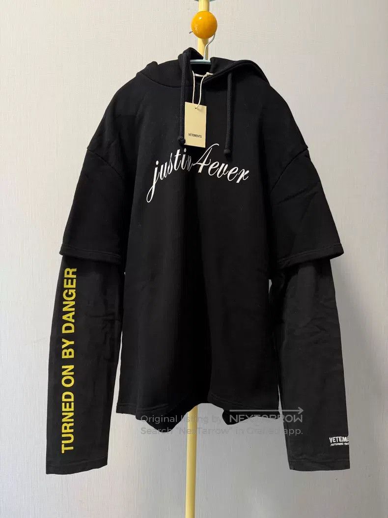 Vetements VETEMENTS Fake Two-Piece Sweatshirt Hoodie Size US XS / EU 42 / 0 - 2 Thumbnail