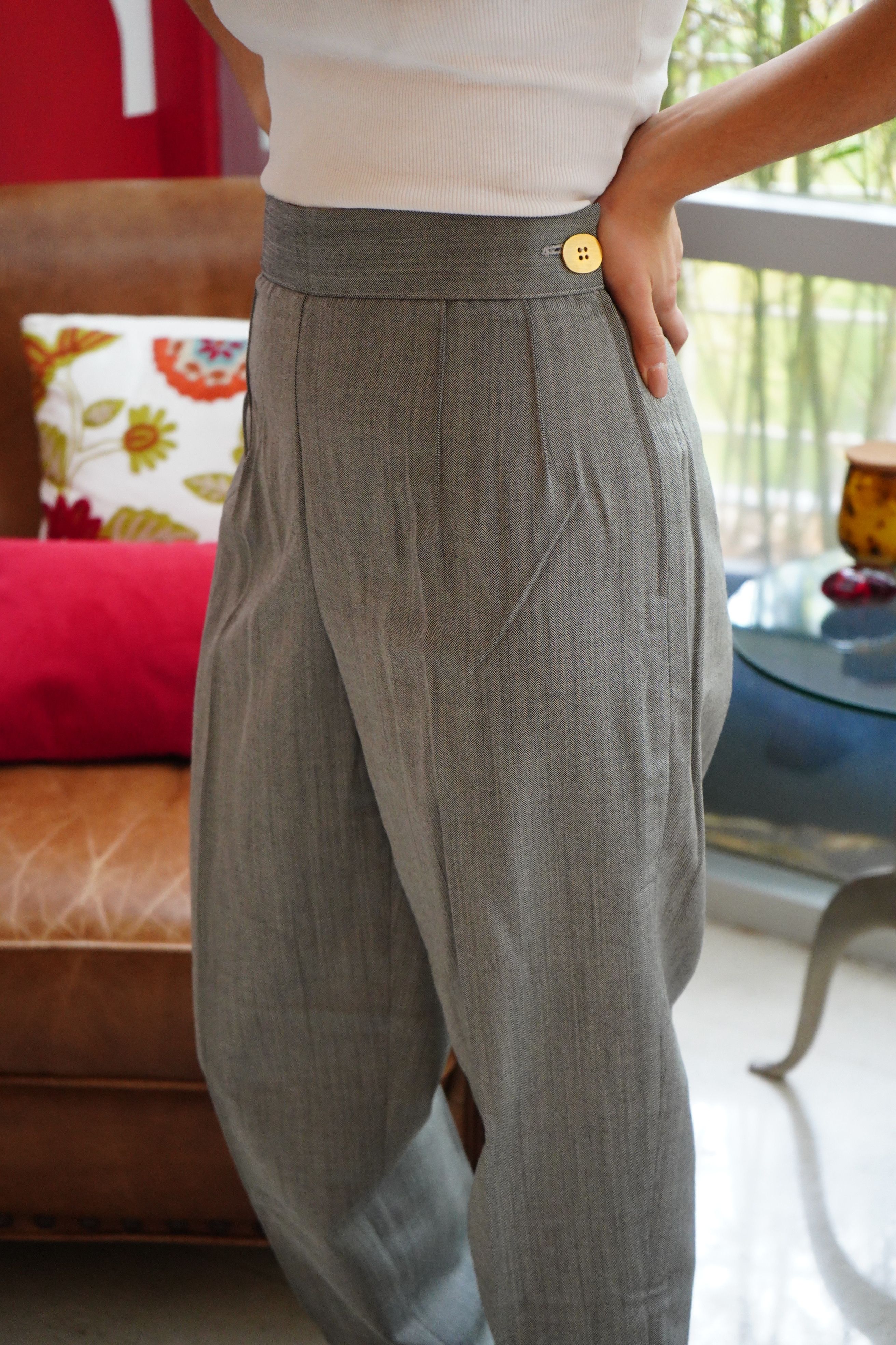 Christian Dior Monsieur Christian Dior Pants Size 28" / US 6 / IT 42 - 1 Thumbnail