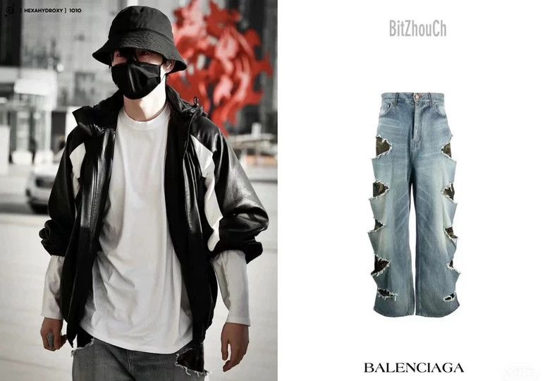 Balenciaga Balenciaga size XXS Tomorrow World Double Camouflage Cow K Size US 27 - 6 Thumbnail