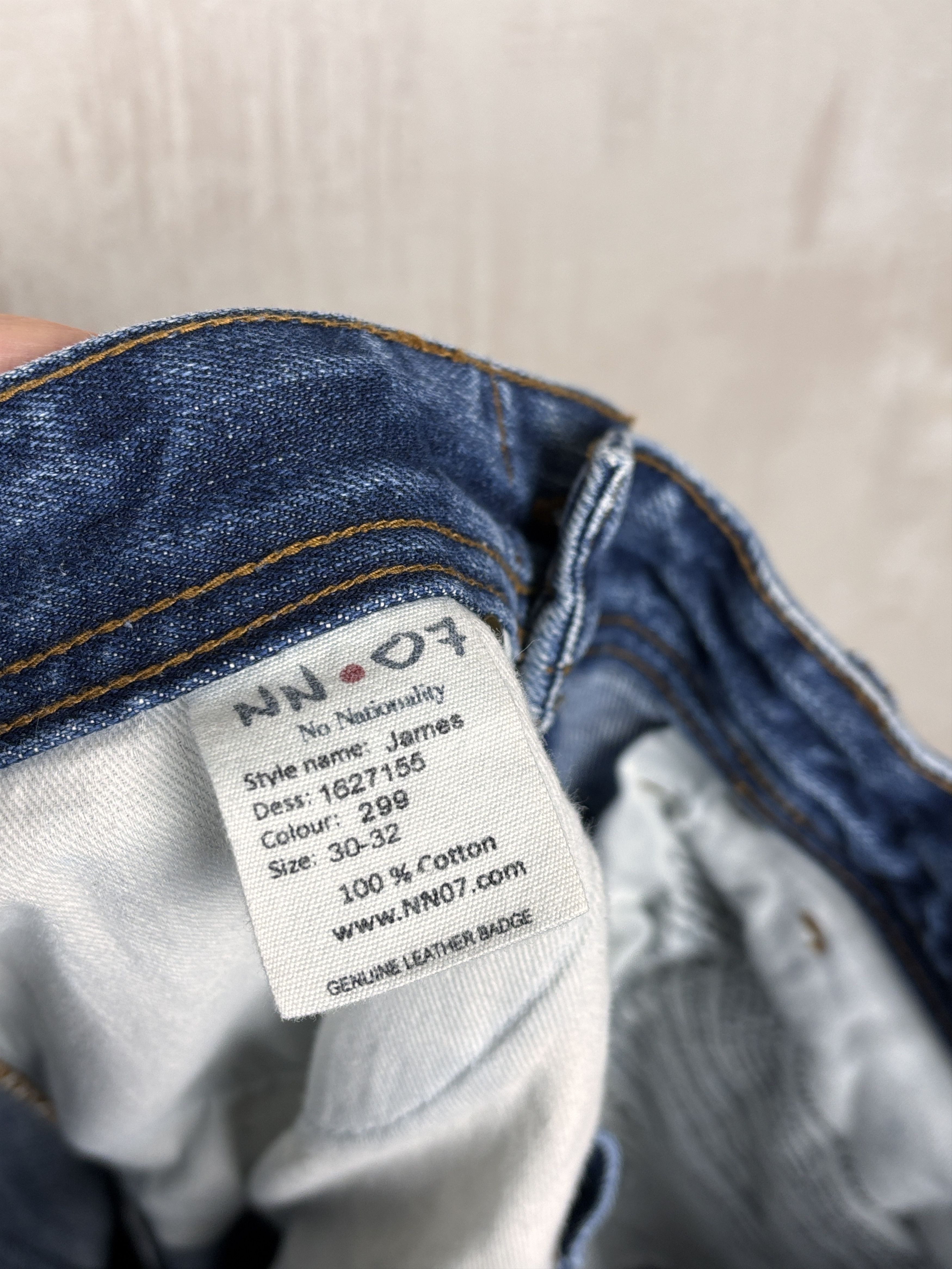 NN07 No Nationality NN07 James Jeans Selvedge Size US 30 / EU 46 - 19 Thumbnail