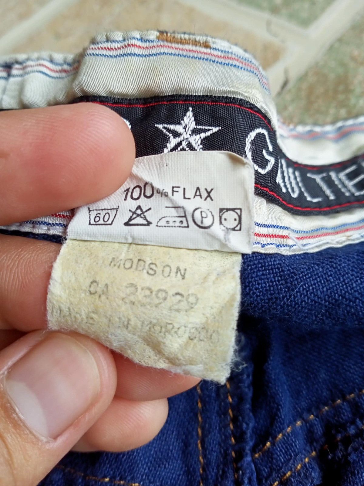 Jean Paul Gaultier VINTAGE JEAN PAUL GAULTIER JEANS Size US 31 - 7 Thumbnail