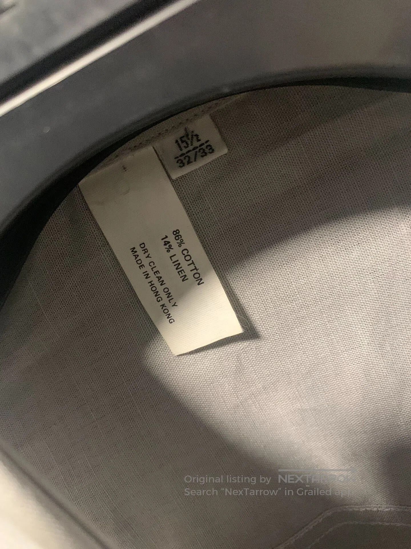 Giorgio Armani Giorgio Armani Cotton Linen Blend Long Sleeve Shirt. Size US M / EU 48-50 / 2 - 2 Thumbnail