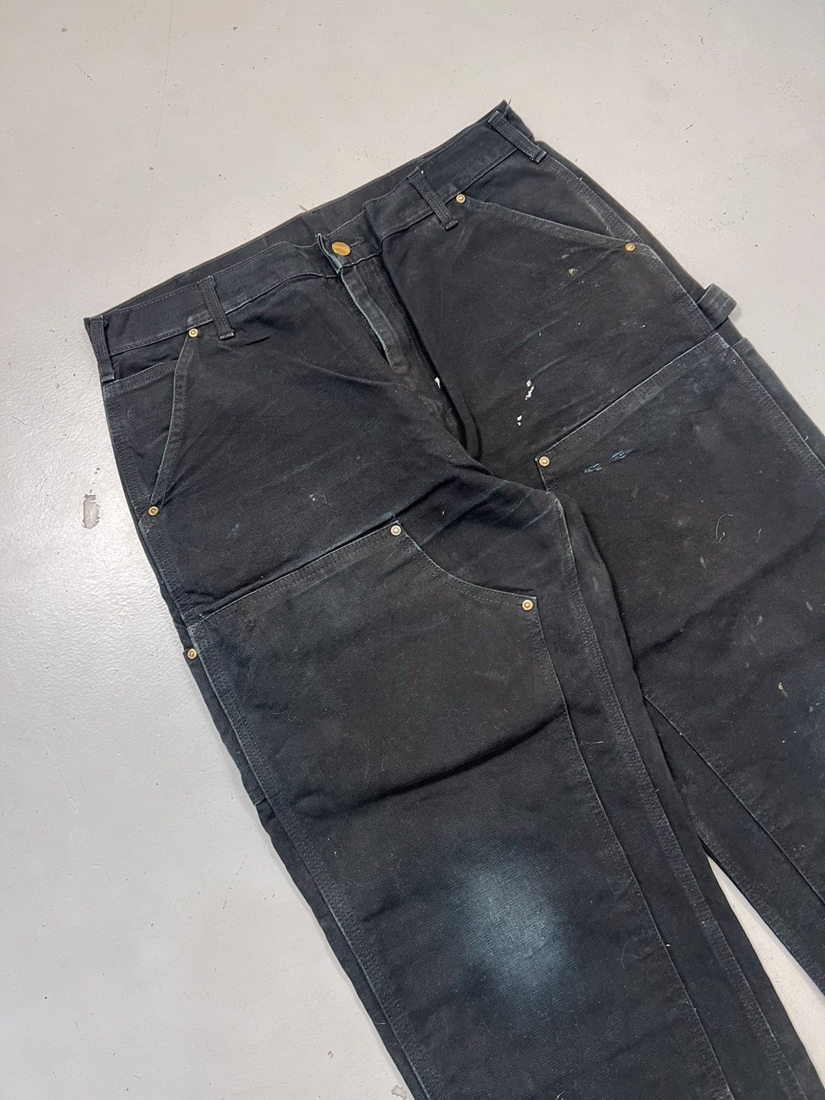 Carhartt Vintage Carhartt B01 blk double knee workwear denim Size US 34 / EU 50 - 3 Thumbnail
