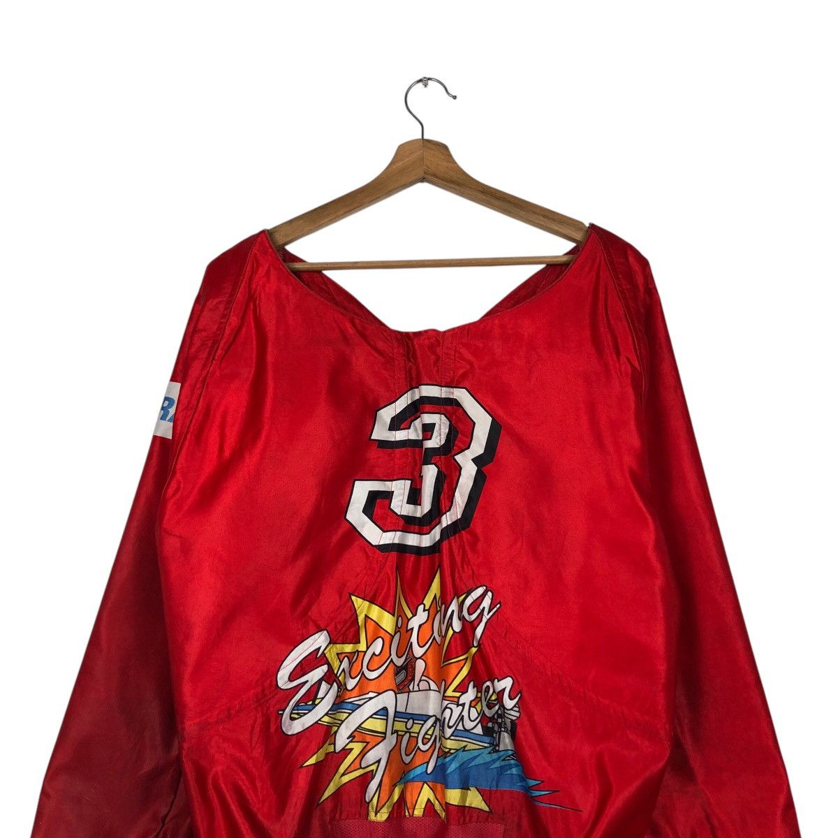 Japanese Brand × Vintage 📌Vintage Bomber Jacket Boat Race Big Logo Rich Red Size US M / EU 48-50 / 2 - 11 Thumbnail