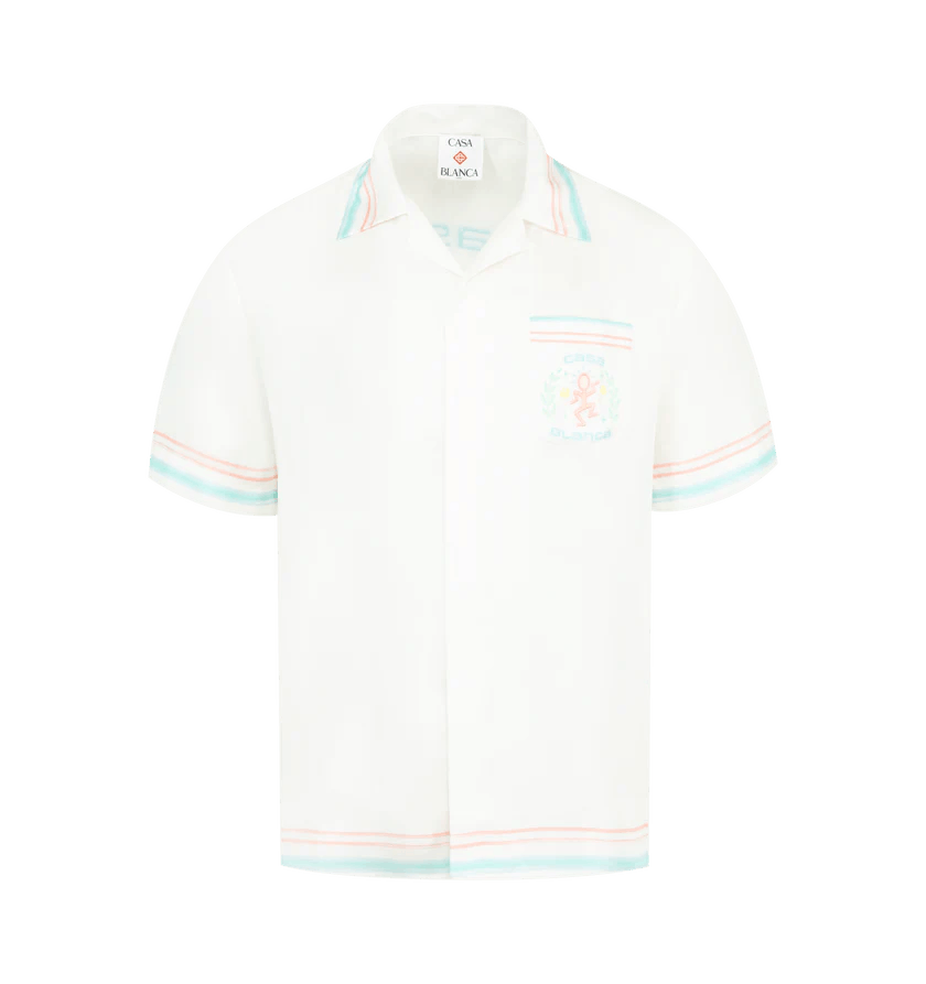 Casablanca o1h1sh10526 Dance Joy Cuban Collar Shirt Size US L / EU 52-54 / 3 - 1 Thumbnail