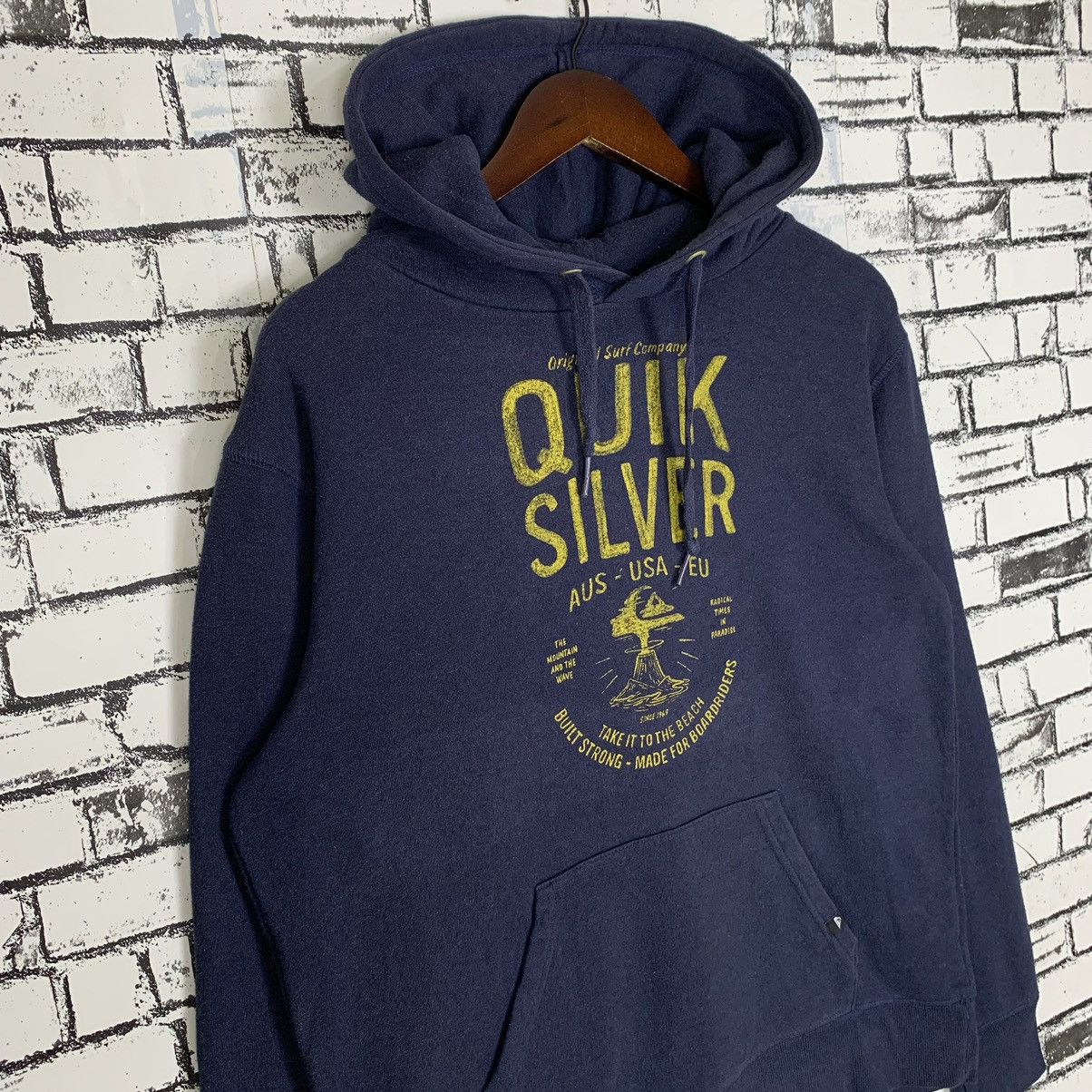 Quiksilver Vintage QuickSilver Hoodie QuickSilver Pullover Hoodie Size US L / EU 52-54 / 3 - 5 Thumbnail