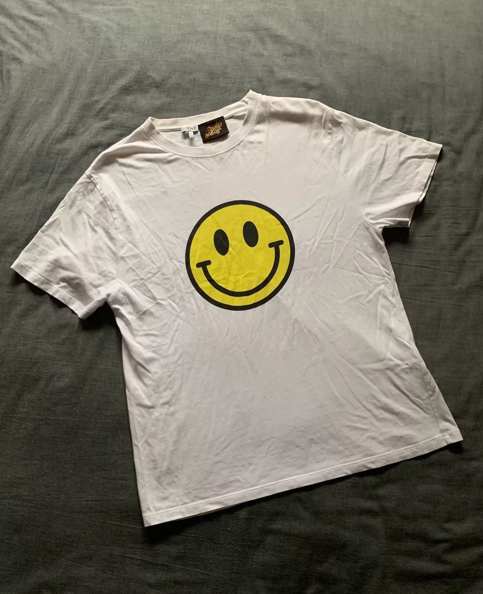 Loewe LOEWE Smiley Short Sleeve T-shirt Size US M / EU 48-50 / 2 - 1 Thumbnail