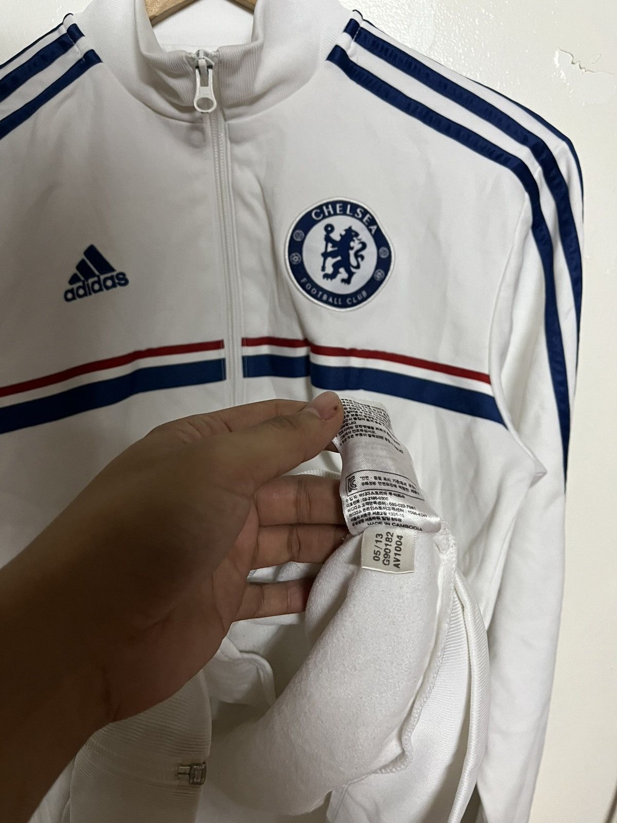 Adidas Adidas X Chelsea 2013 Footbal Track Jacket Size US M / EU 48-50 / 2 - 4 Thumbnail