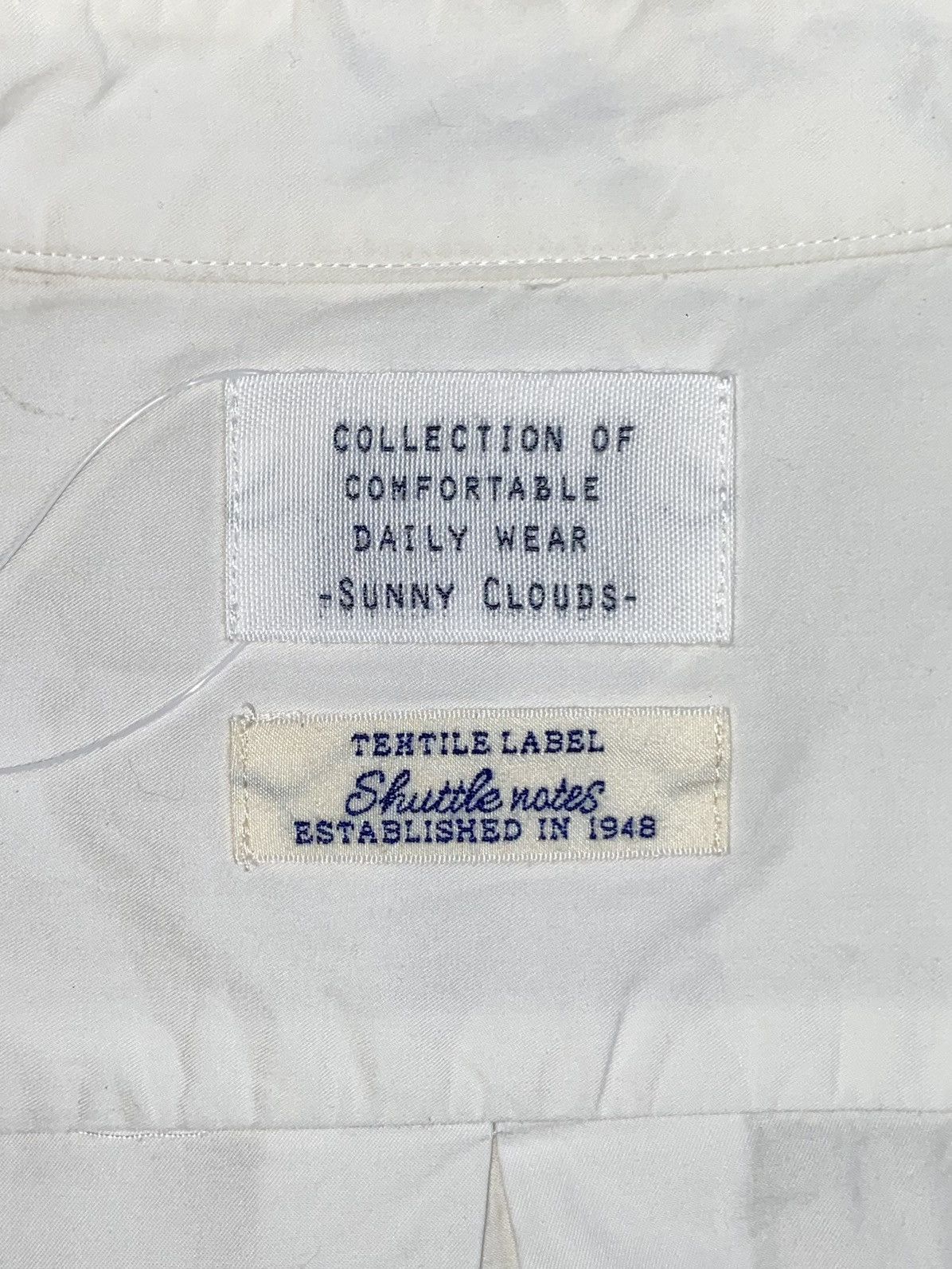 Designer × Japanese Brand SUNNY CLOUDS White Shirt Size US XXL / EU 58 / 5 - 12 Thumbnail