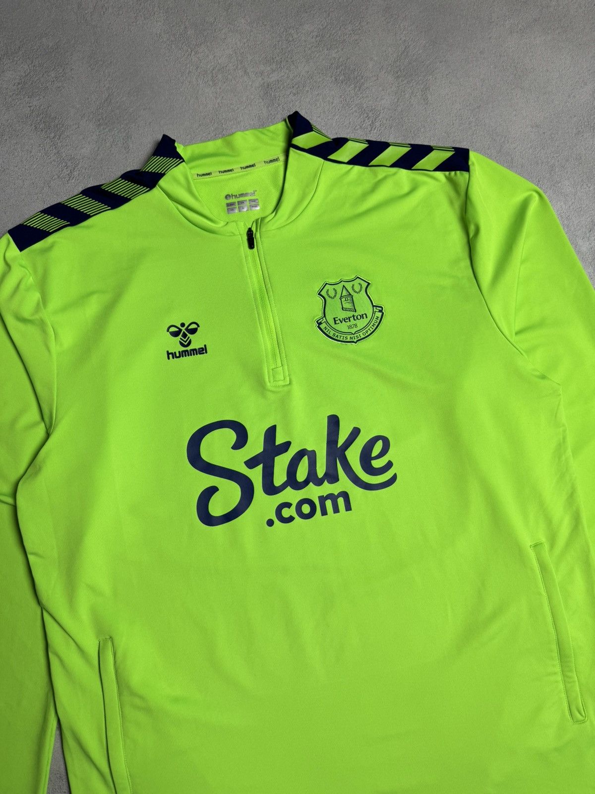 Hummel Everton 2022 2023 Training Football Soccer Top Hummel Size US XXL / EU 58 / 5 - 3 Thumbnail