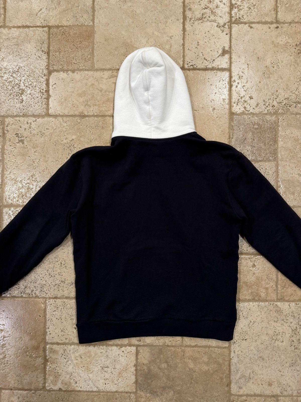 Louis Vuitton Louis Vuitton x Virgil 2054 White Hooded Black Hoodie Size US L / EU 52-54 / 3 - 12 Thumbnail