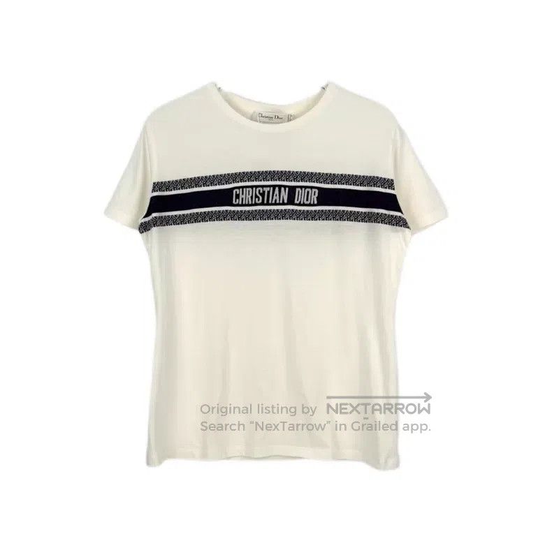 Dior Dior White classic logo short sleeves Size XL / US 12-14 / IT 48-50 - 1 Thumbnail