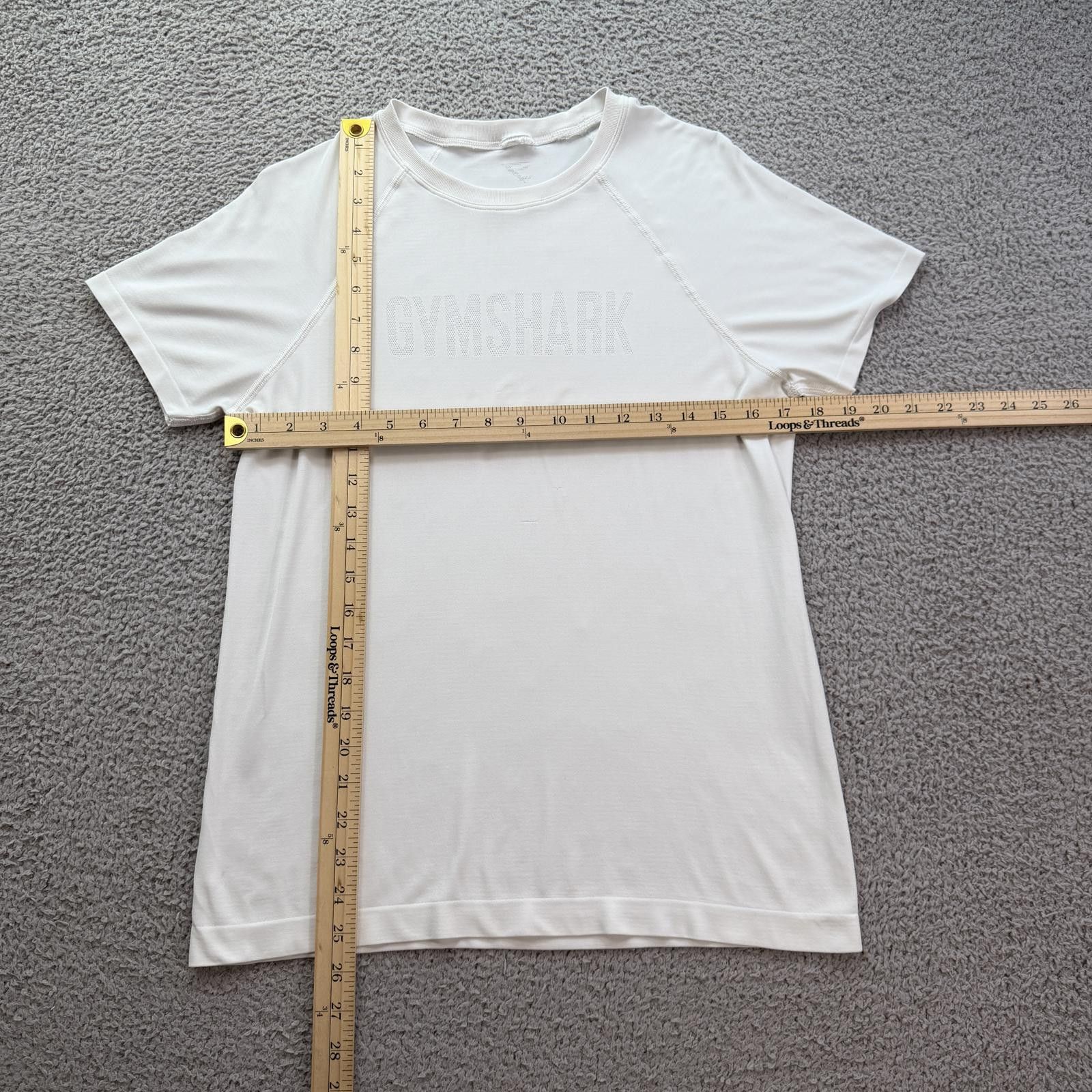 Gymshark Gymshark White Performance T Shirt Womens S Athletic Gym Size S / US 4 / IT 40 - 3 Thumbnail