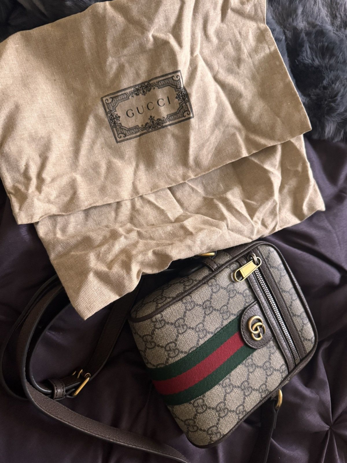 Gucci Gucci Ophidia GG Supreme Mini Crossbody Bag. Size ONE SIZE - 2 Thumbnail