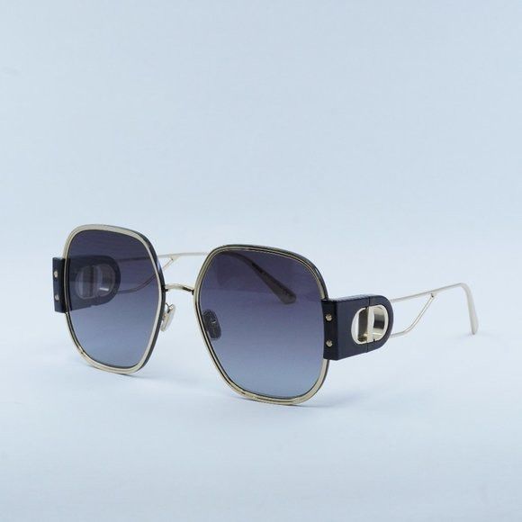 image of New Dior 30Montaigne S5U B4A1 Sunglasses in Gold, Women's