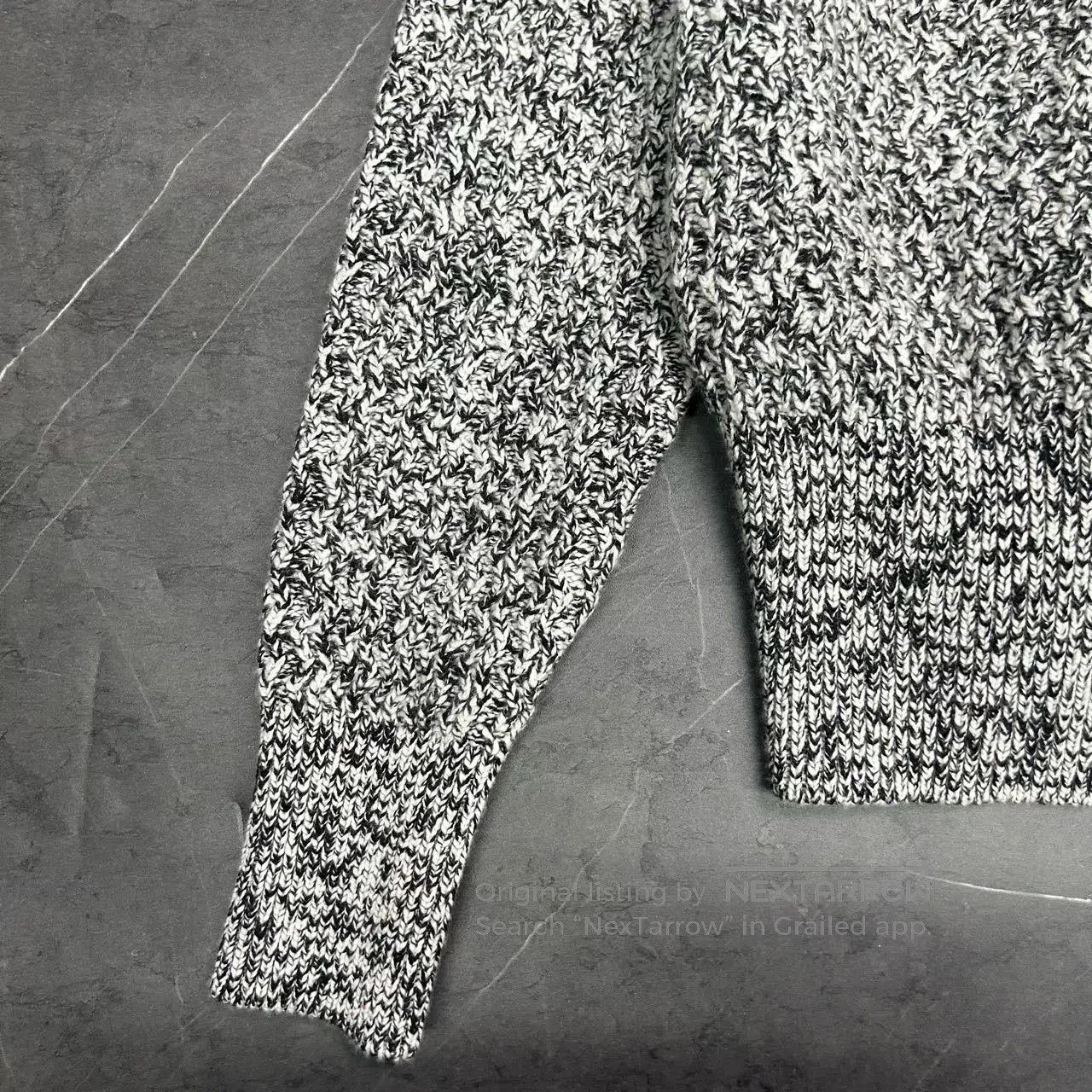 Louis Vuitton Louis Vuitton Gray White Knit Cardigan. Size S / US 4 / IT 40 - 6 Thumbnail