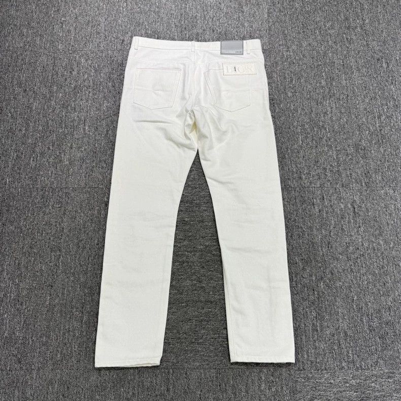 Sacai Dior Sacai Leather Patch Jeans-2508 Size US 32 / EU 48 - 5 Thumbnail