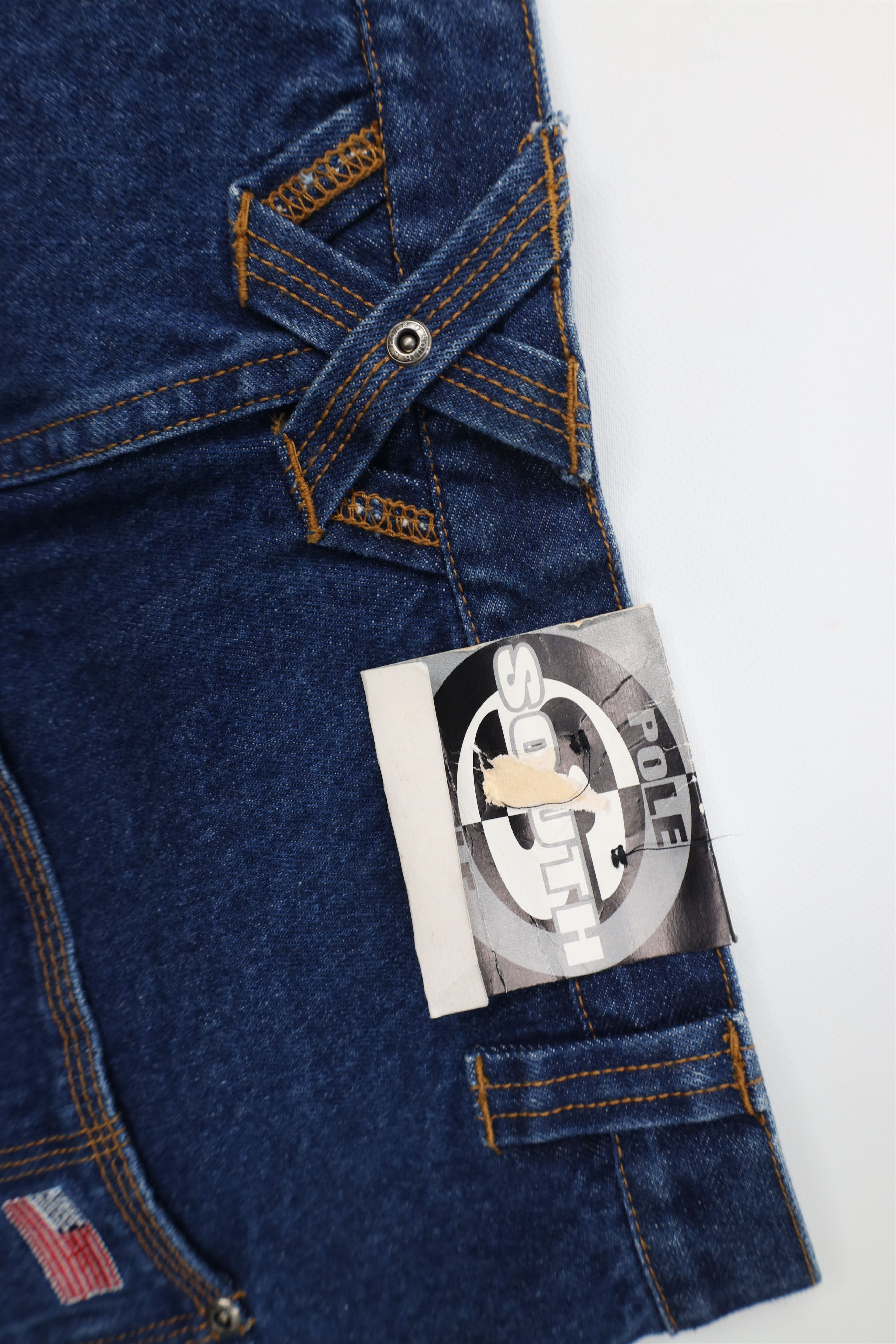 Southpole Deadstock Vintage 90s Southpole Hip Hop Wide Leg Denim Jeans Size US 36 / EU 52 - 14 Thumbnail