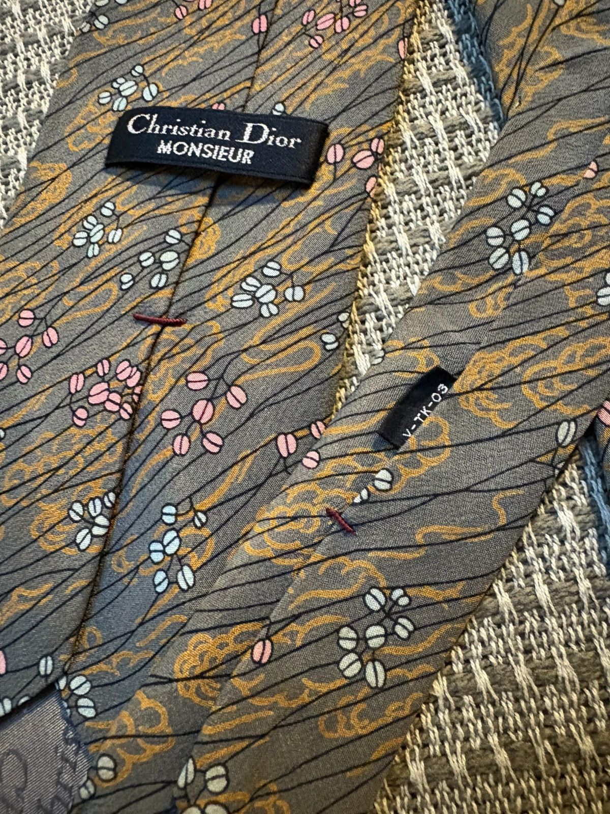 Christian Dior Monsieur Silk tie Christian Dior Monsieur Size ONE SIZE - 10 Thumbnail
