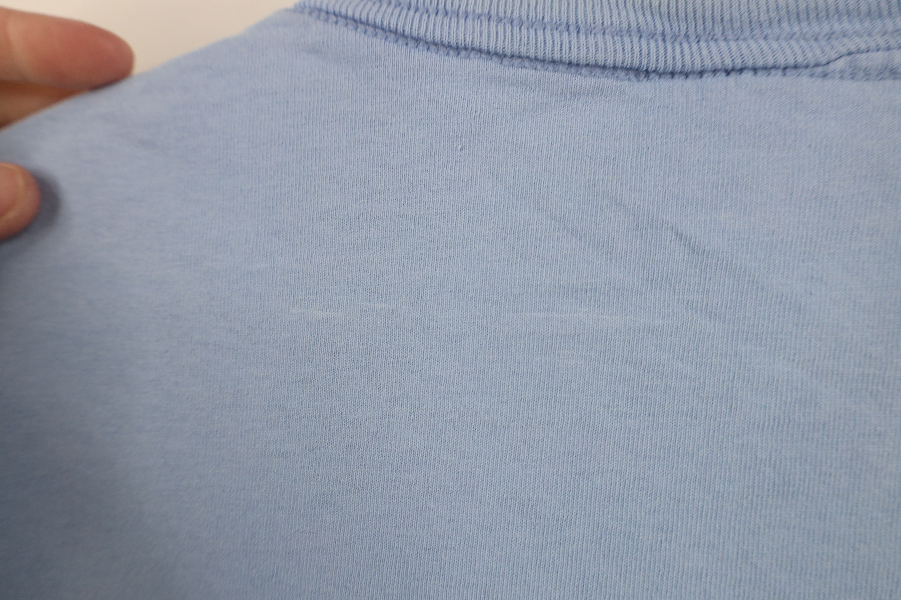 Vintage Vintage 90s Streetwear Alaskas Wolf Dog T-Shirt Blue Cotton Size XXL / US 16-18 / IT 52-54 - 12 Thumbnail