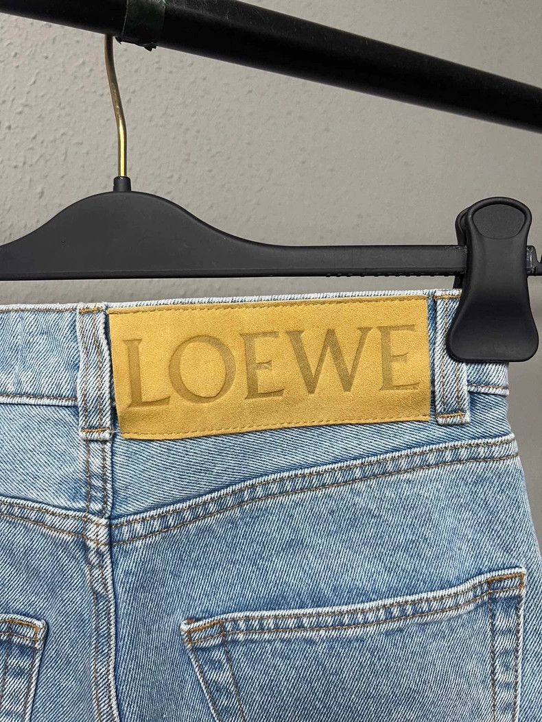 Loewe LOEWE Back pocket leather jeans Size 42" / US 20 - 3 Thumbnail