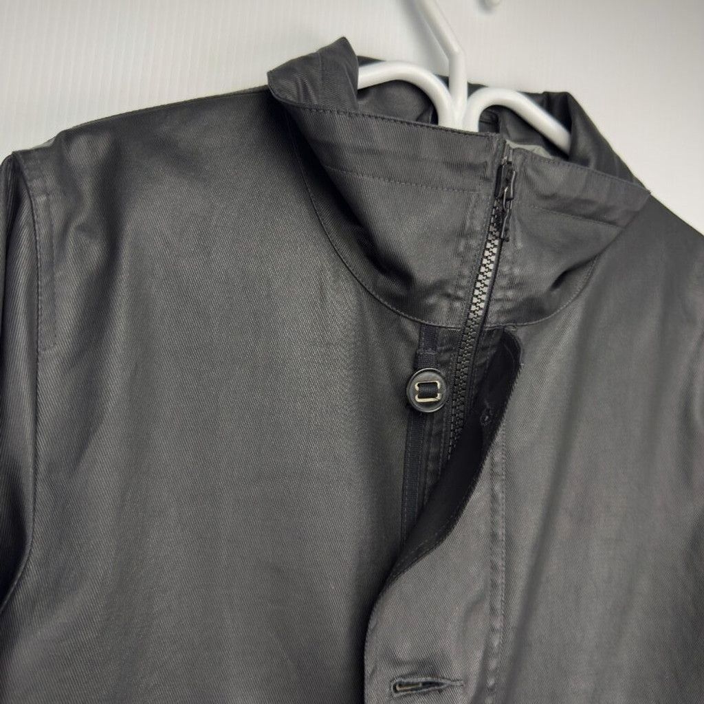 M0851 M0851 Cotton Coated Contemporary Designer Black Jacket sz S Size US S / EU 44-46 / 1 - 3 Thumbnail