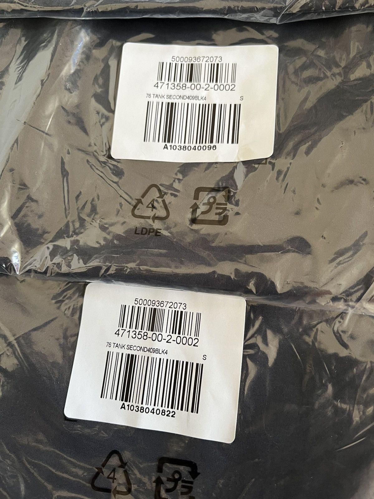 Balenciaga × Gap × Yeezy Yeezy Gap Second Skin Tank Top Black Size Small Size US S / EU 44-46 / 1 - 8 Thumbnail
