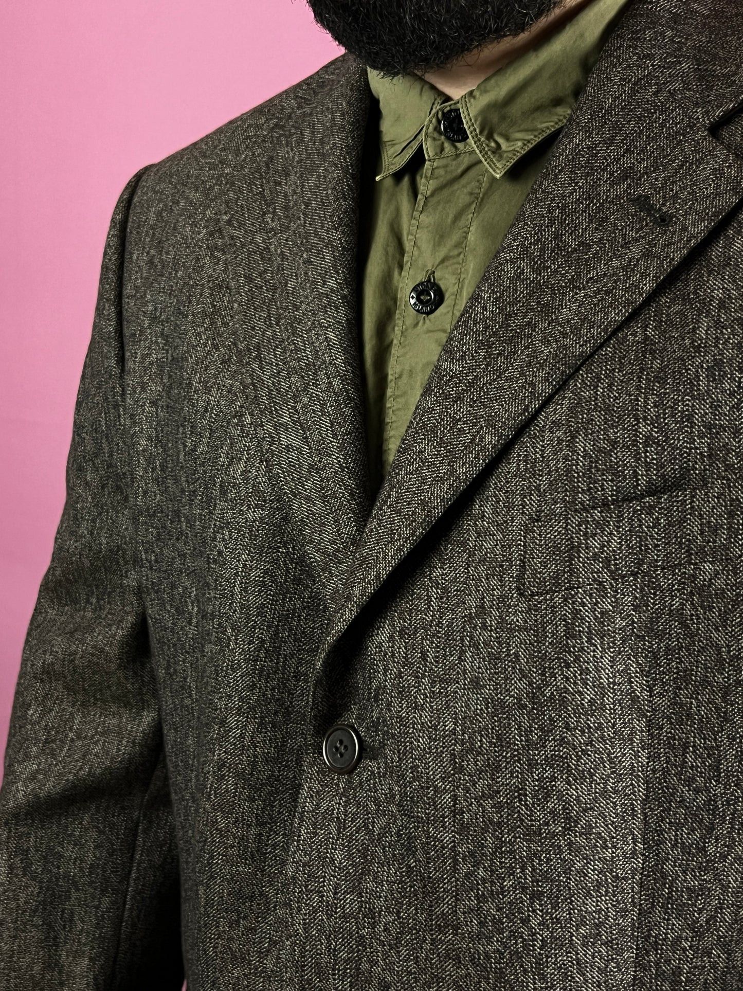 Other Hugo Boss Vintage Men's Hooded Windbreaker Jacket - XL Size 54R - 4 Thumbnail