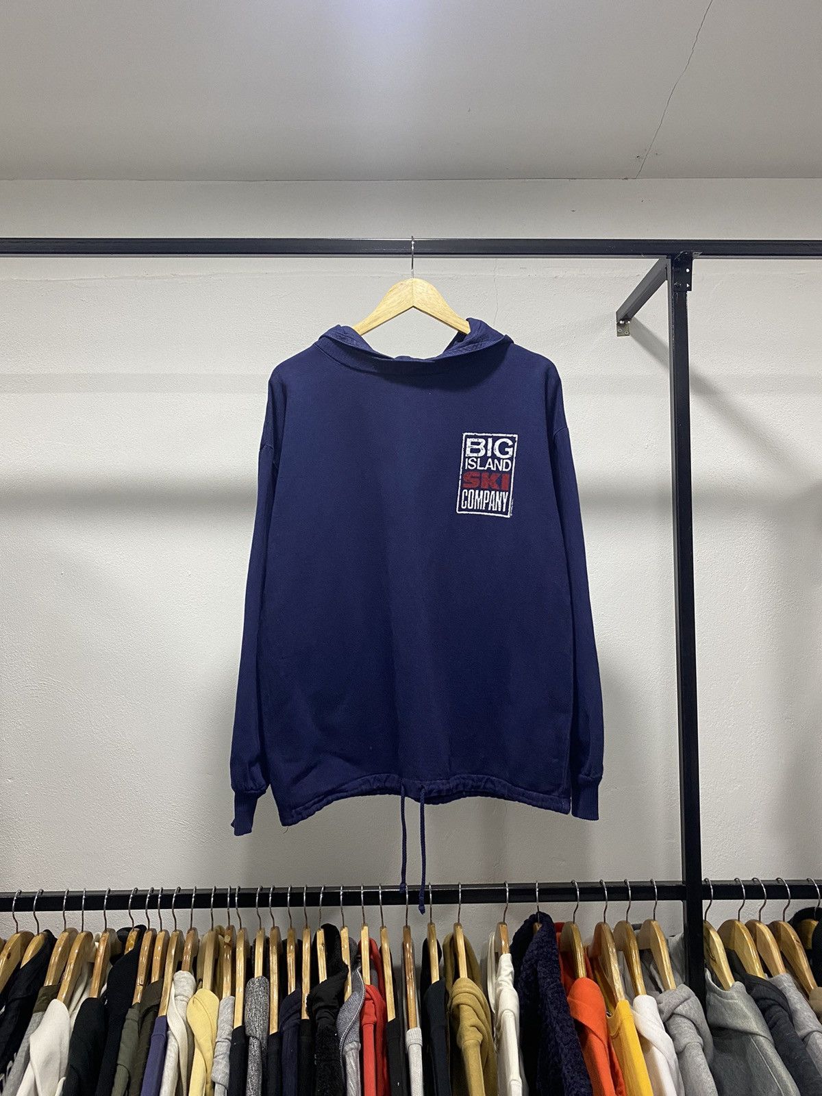 Vintage ☠️ Double Face Hoodie ‘Ski The Volcano’ Oversize Hawaii 80s Size US S / EU 44-46 / 1 - 4 Thumbnail