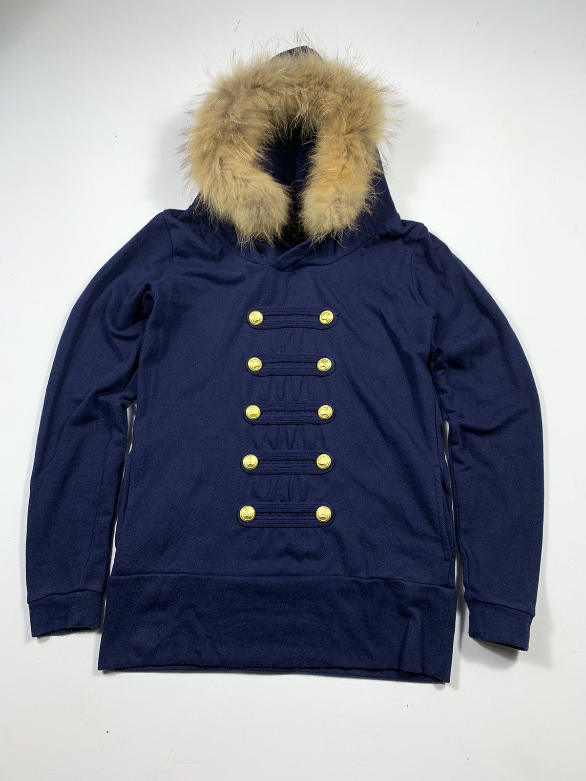 If Six Was Nine × Japanese Brand × Le Grande Bleu (L.G.B.) Heatley faux fur hoodie lgb style Size US M / EU 48-50 / 2 - 1 Thumbnail
