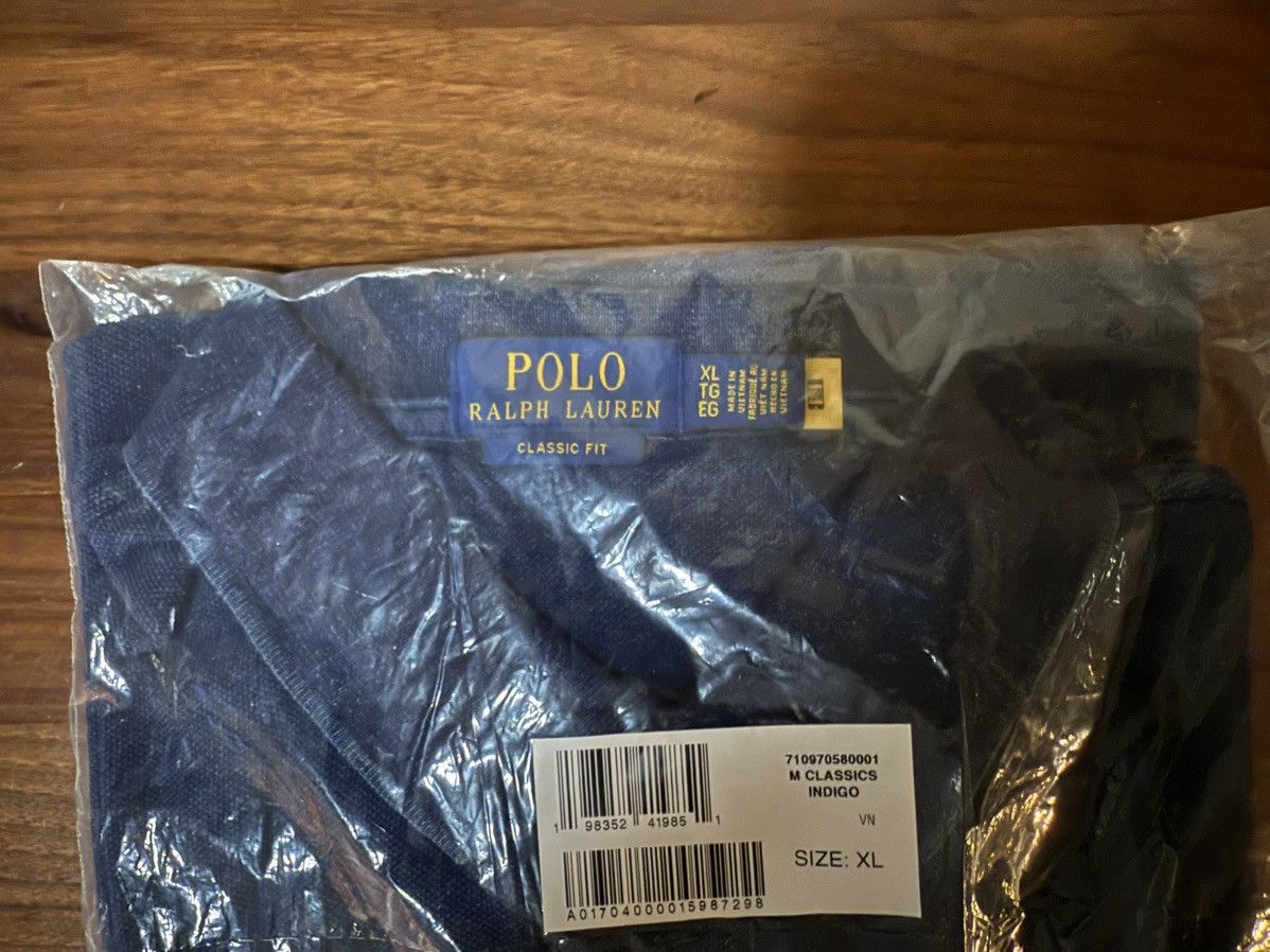 Polo Ralph Lauren Polo Ralph Lauren Classic Fit Dark Indigo Mesh Pony Logo XL Size US XL / EU 56 / 4 - 9 Thumbnail